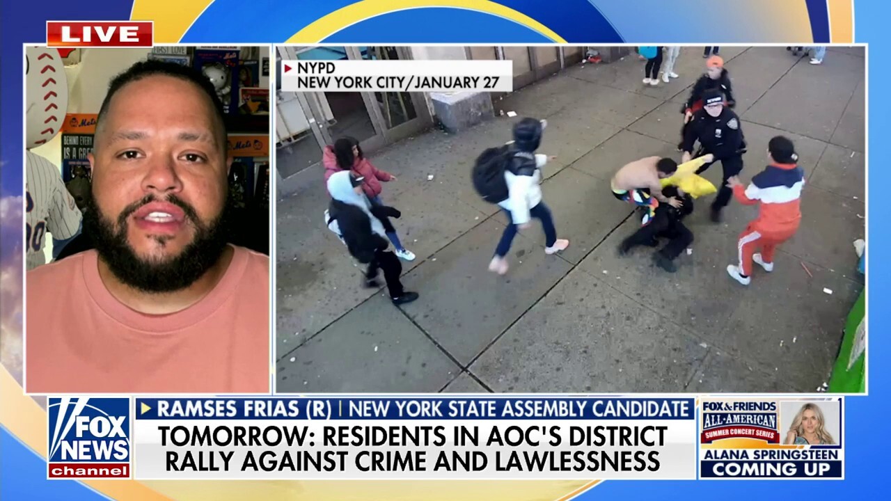 NY state assembly candidate sounds alarm on crime in AOC's district: 'Out of control'