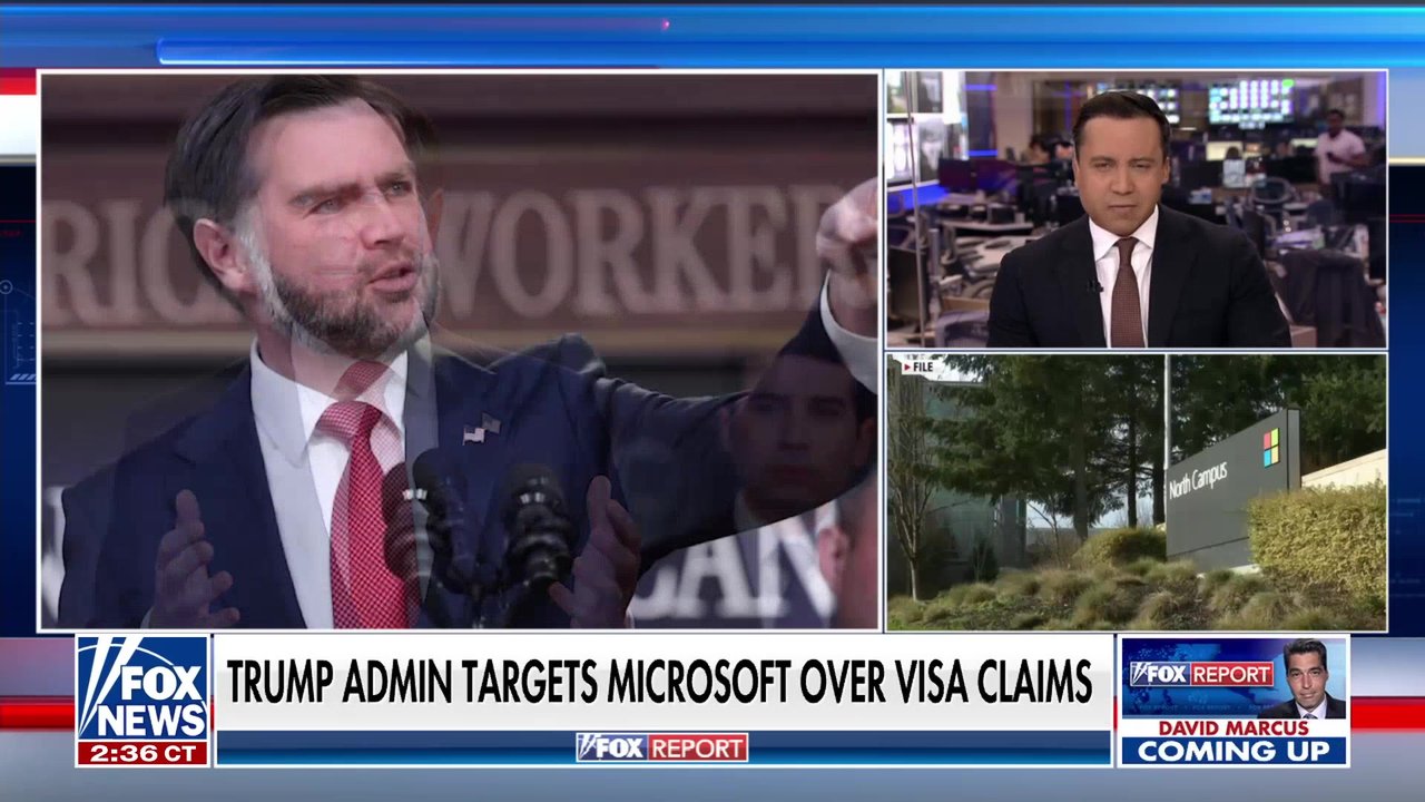 JD Vance warns Microsoft over green card program allegations
