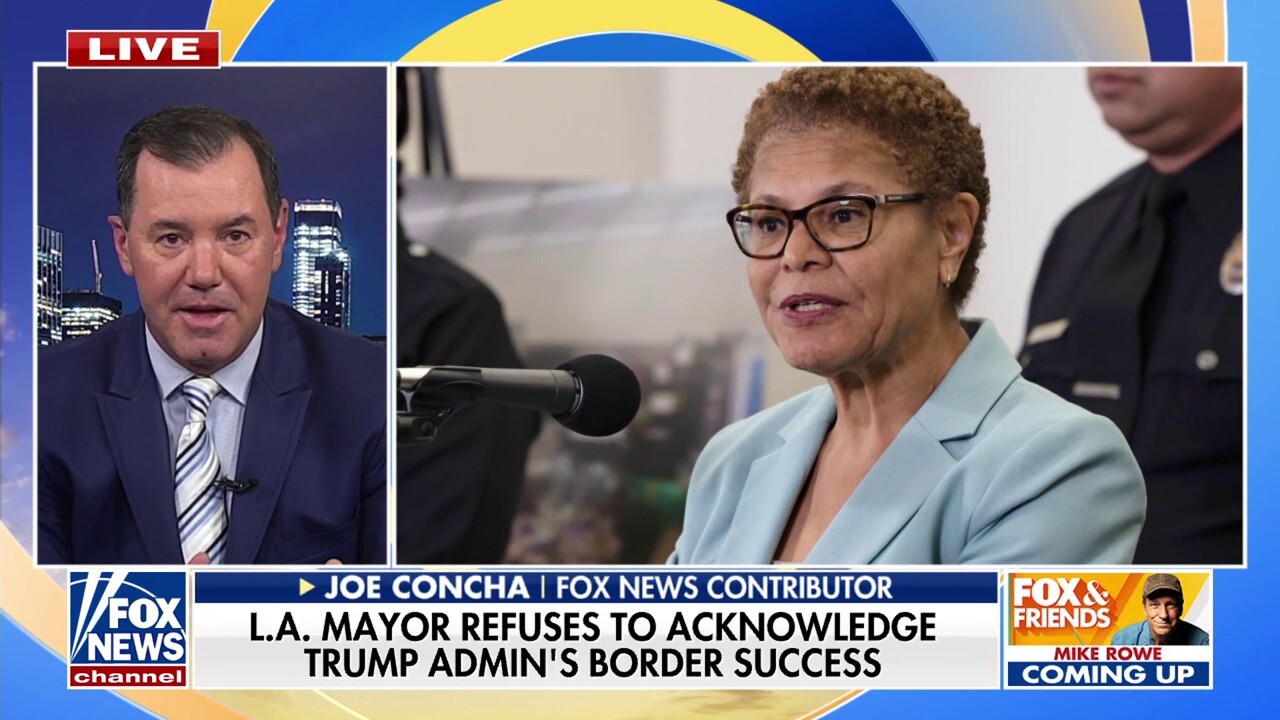 LA mayor skirts question when pressed on Trump admin's border success