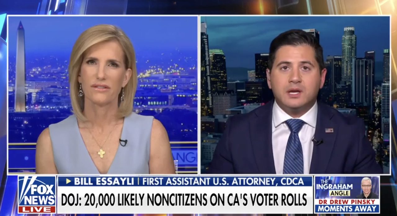 DOJ official says department is seeking emergency order against California over voter rolls