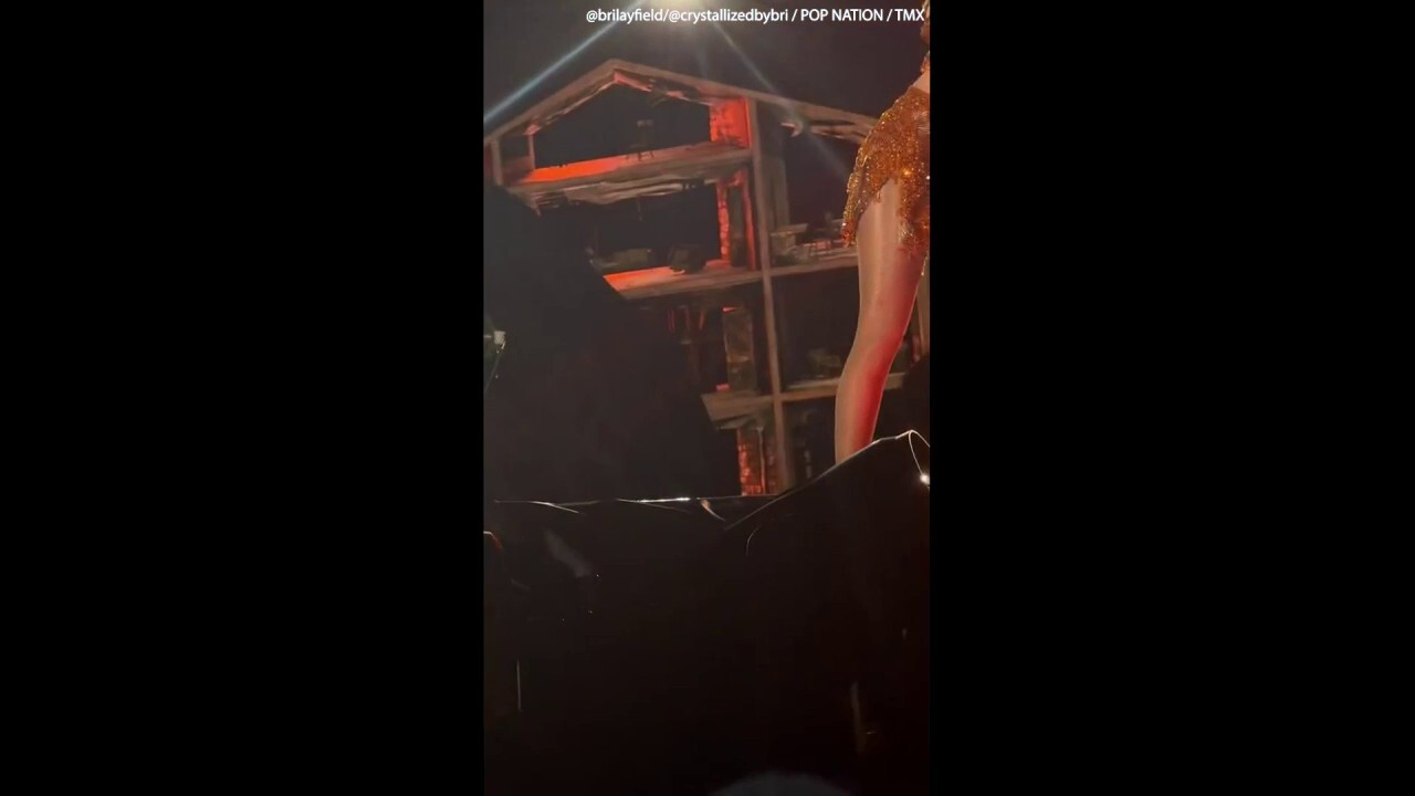 Taylor Swift yells at a security guard in the middle of her performance on Eras Tour