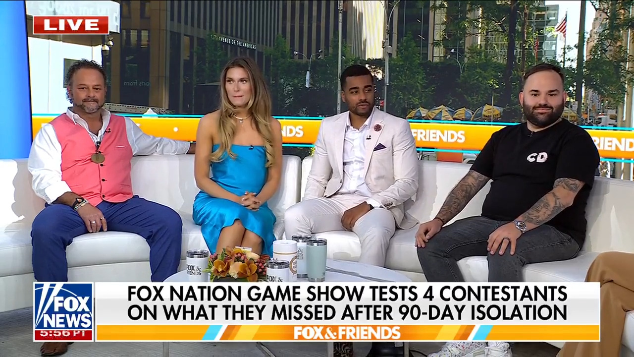 'Greg Gutfeld's What Did I Miss?' game show contestants share details from their 90-day isolation. Episode one is available now on Fox Nation.