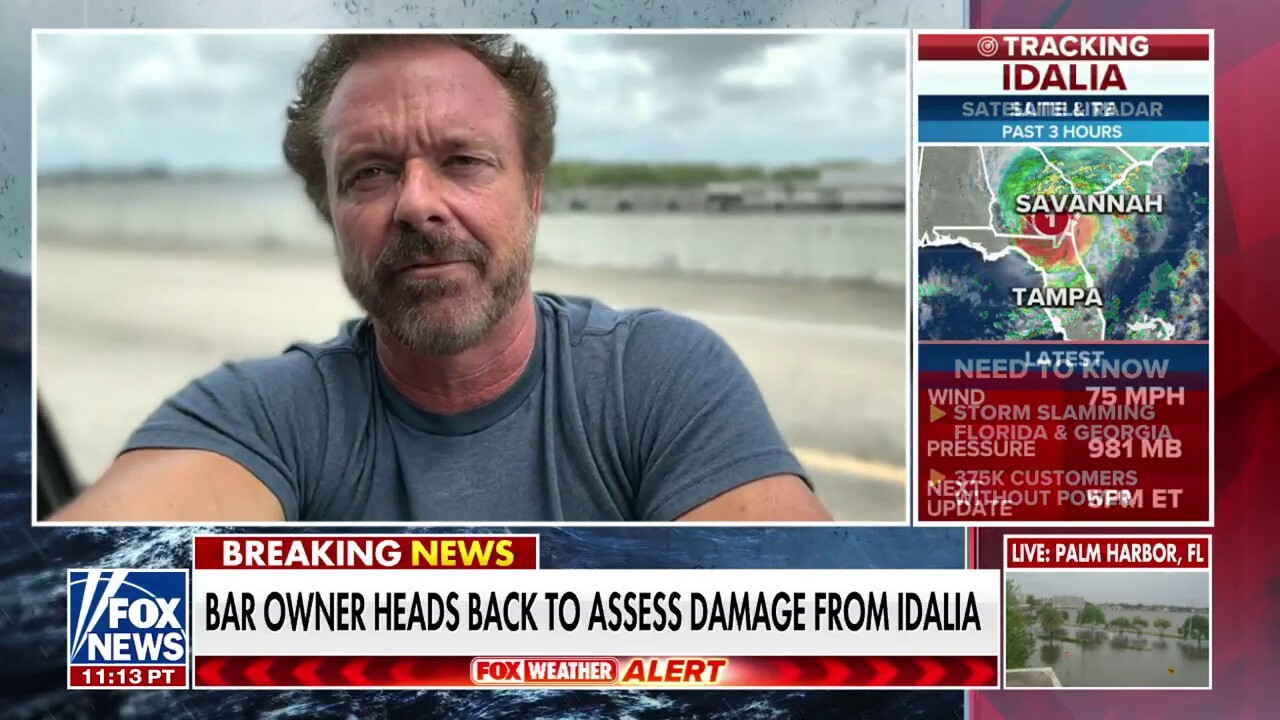 Florida bar owner Scott Larsen: 'We'll come back' from Hurricane Idalia