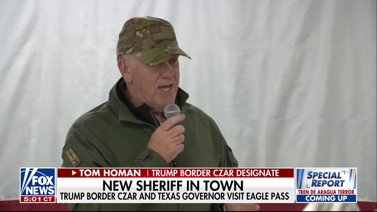  Incoming border czar Tom Homan visits Eagle Pass, Texas: There will be a 'mass deportation'