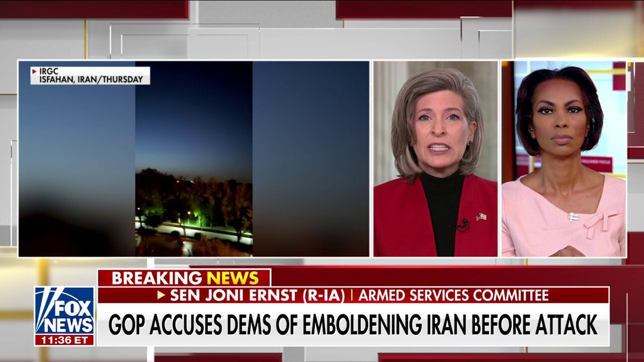 Sen. Ernst urges Biden to 'step up' against Iranian aggression after Israel's counterattack