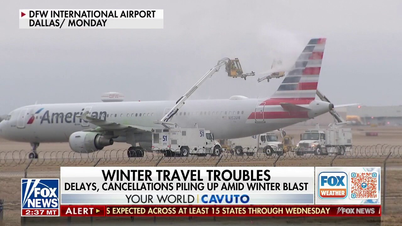 How should travelers prepare ahead for winter flight delays?