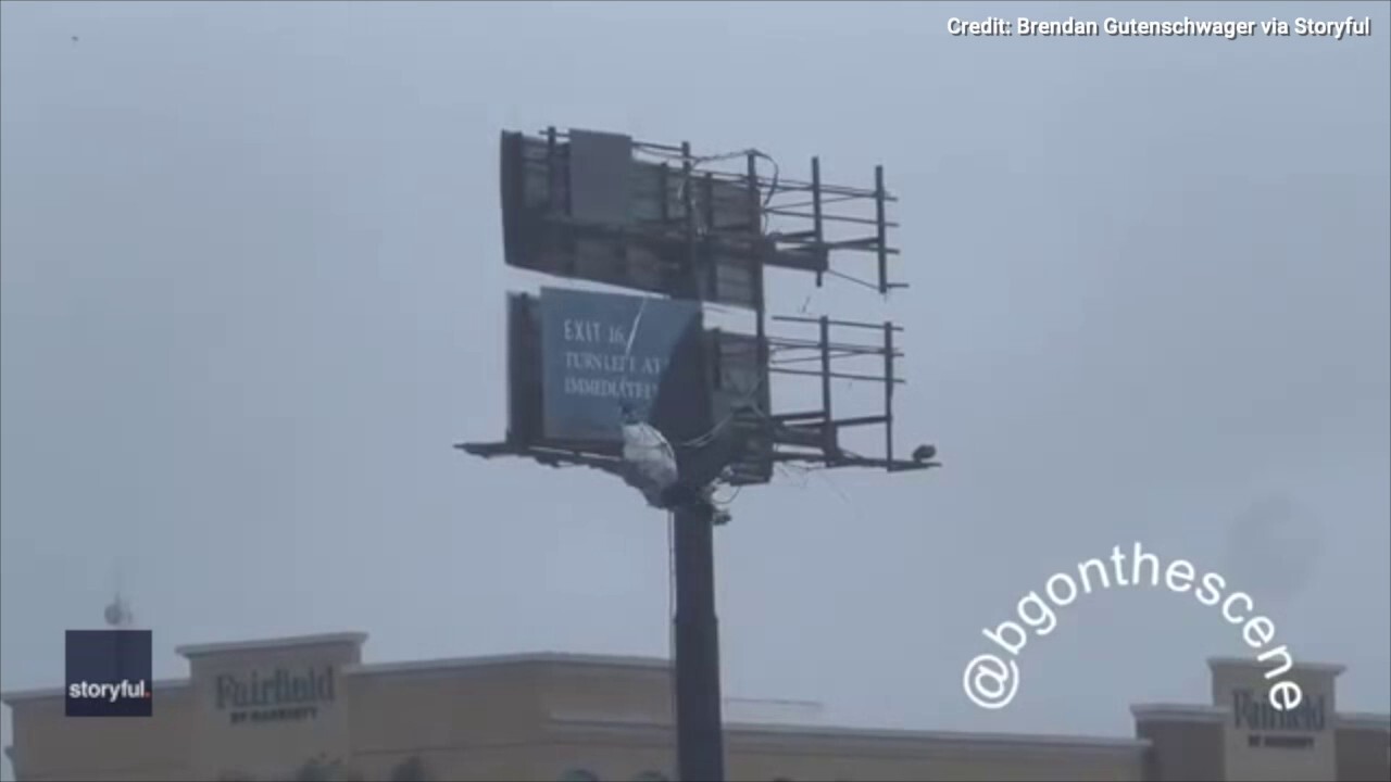 Watch as Tropical Storm Idalia wreaks havoc along southern Georgia 