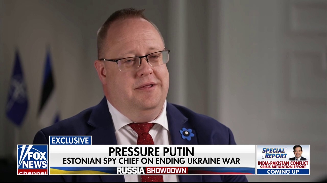 Estonian spy chief discusses countering threats from Russia