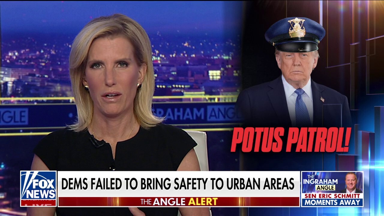  Laura: President Trump is showing a prominent police presence works to deter crime