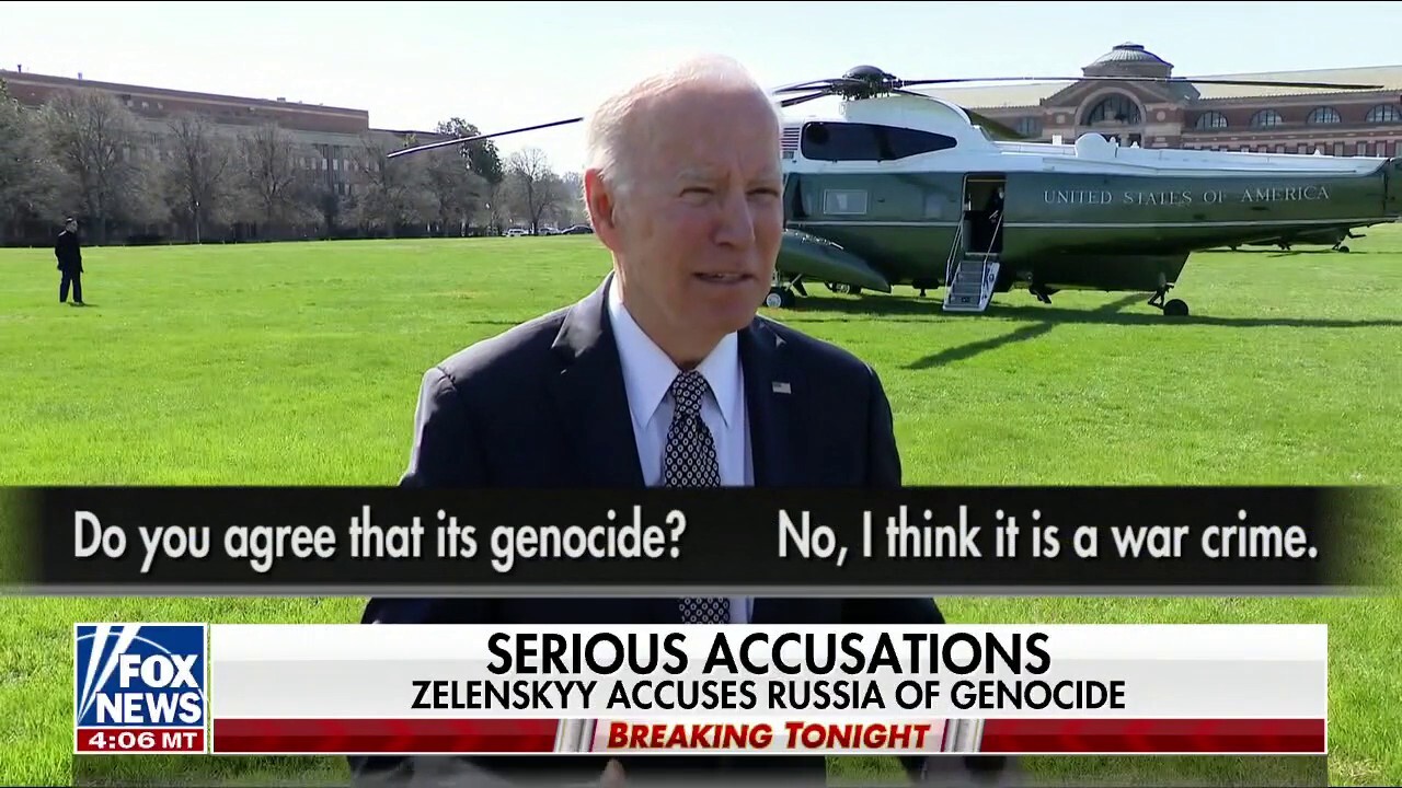 Biden Urges Putin War Crime Trial Over Ukraine Civilian Killings | Fox ...