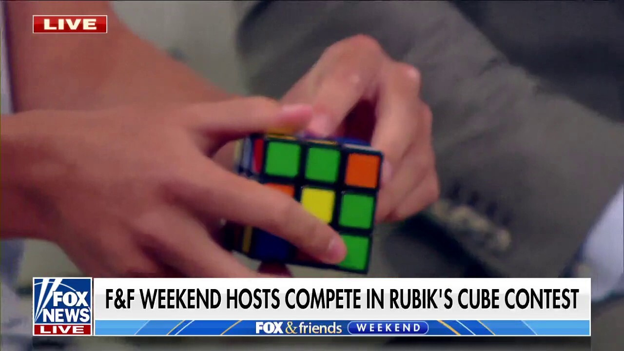 May the best 'friend' win: 'Fox & Friends' hosts compete to solve the Rubik's Cube
