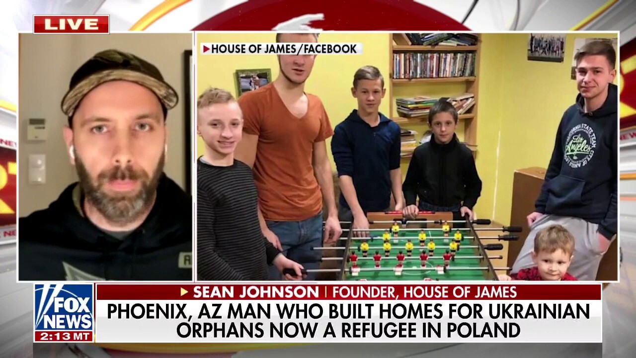 Man who built homes for Ukrainian orphans now a refugee in Poland