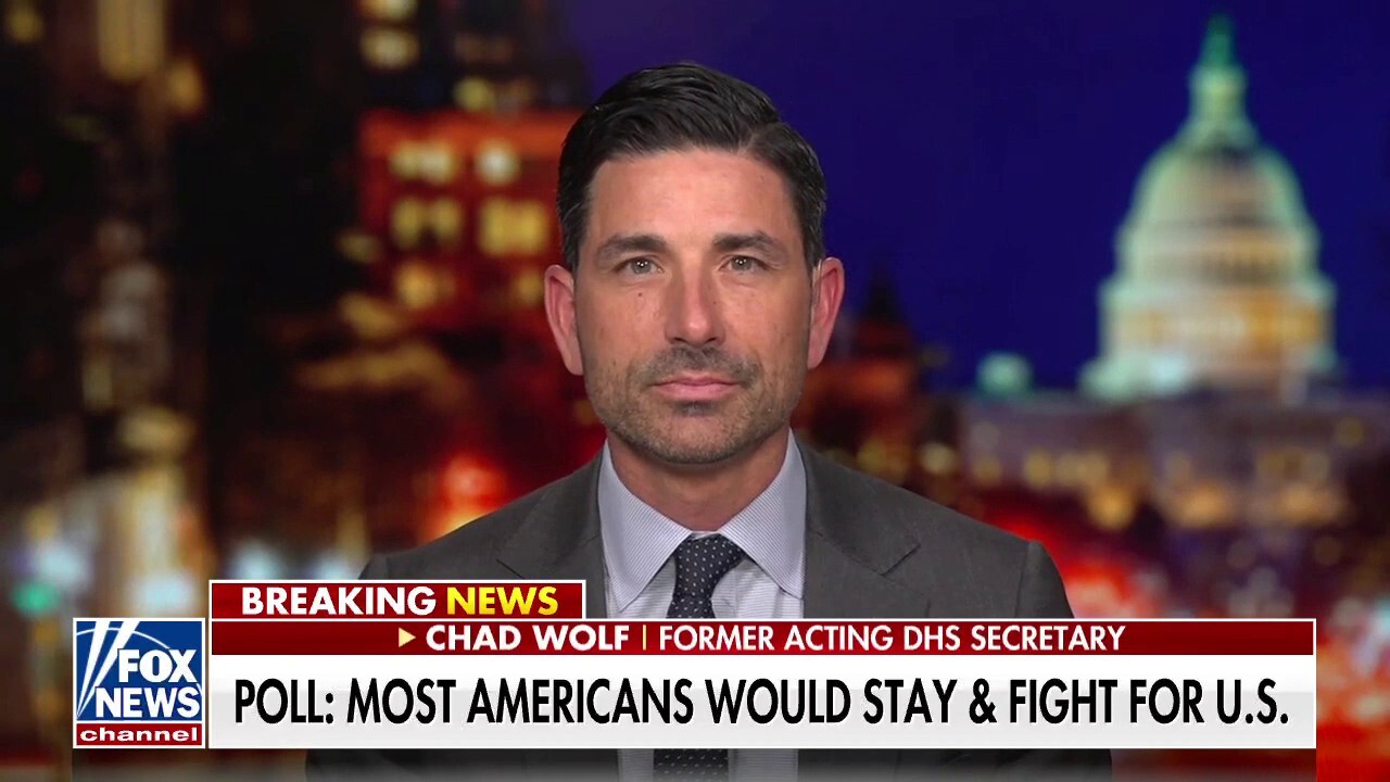 Polling shows that Democrats 'don't believe America is worth defending' if invaded: Chad Wolf