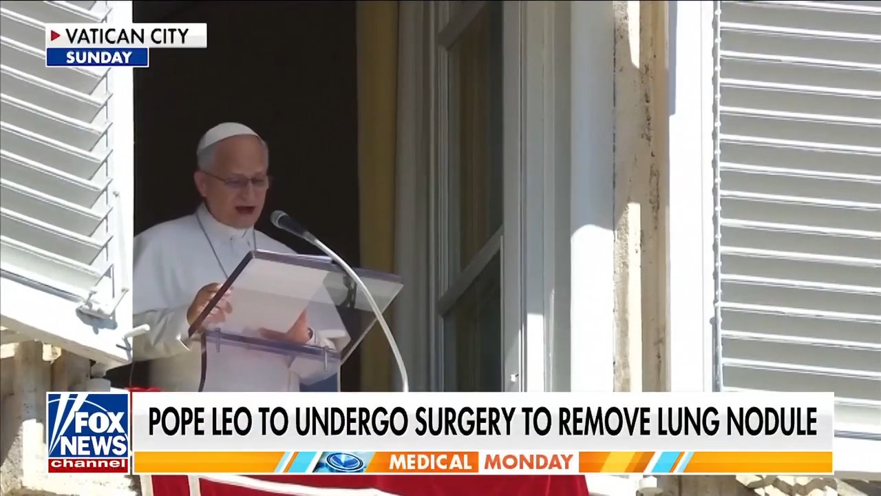 Pope Leo's lung nodule discovered at 'very early stage'