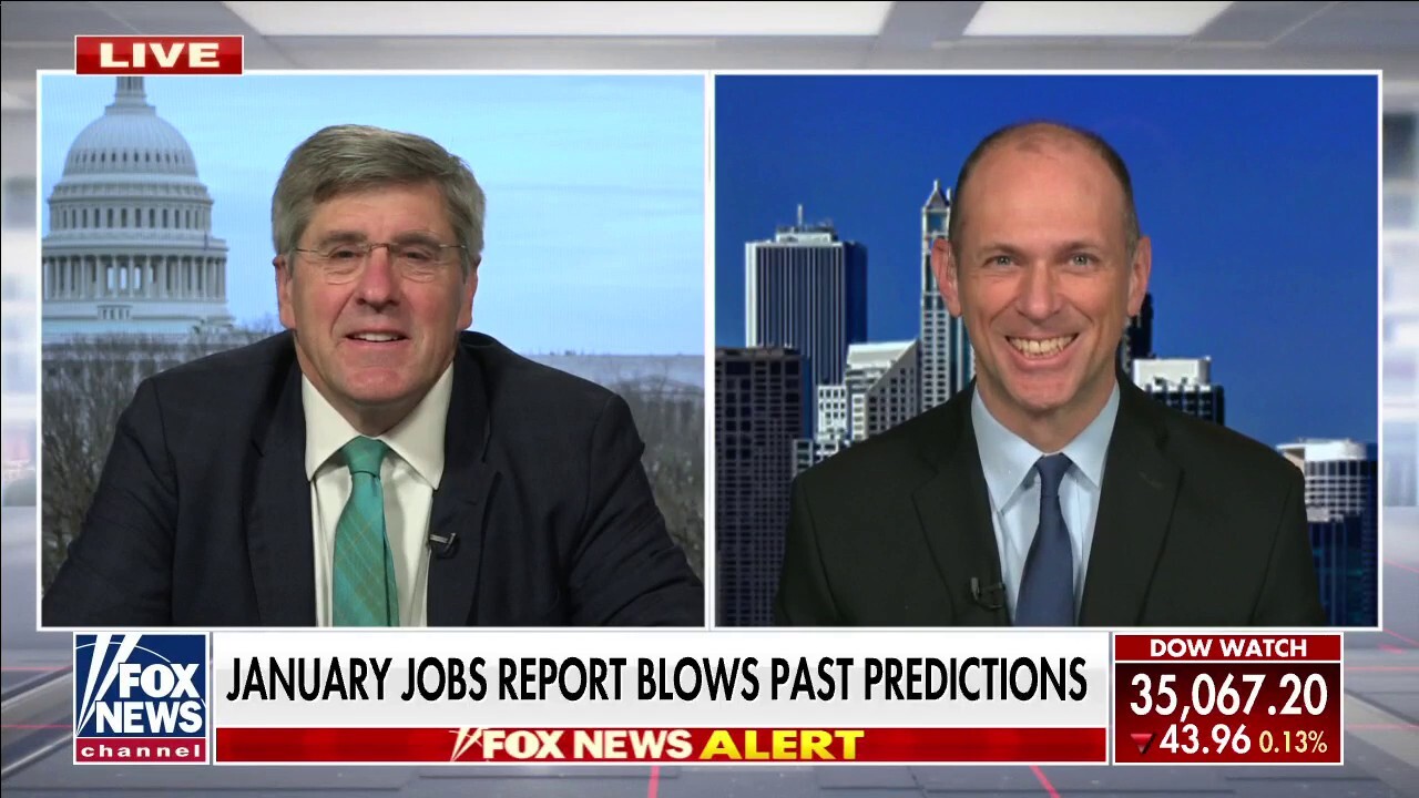 University of Chicago professor Austan Goolsbee and former Trump economic adviser Steve Moore says there’s not much to complain about the January jobs report.