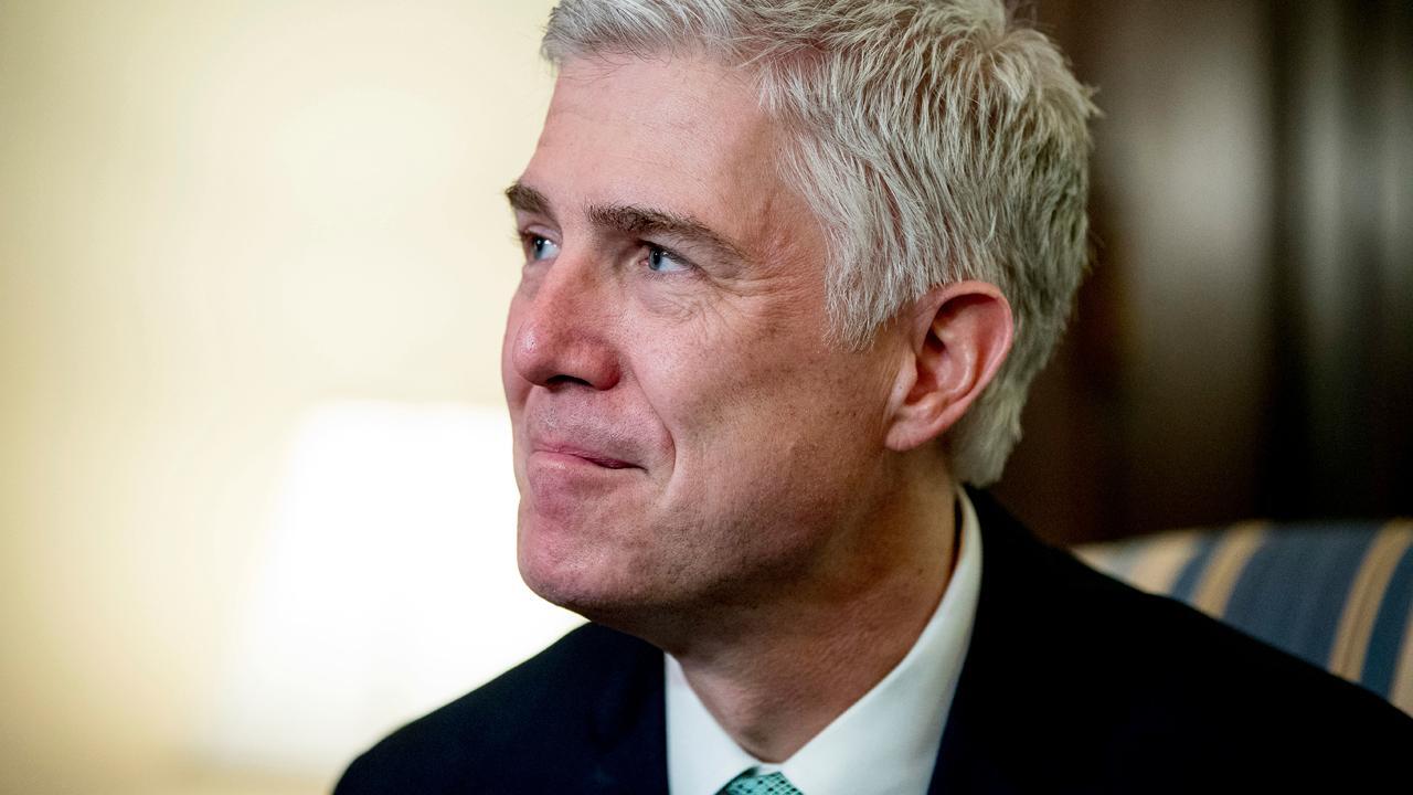Justice Gorsuch spends his first day on the Supreme Court