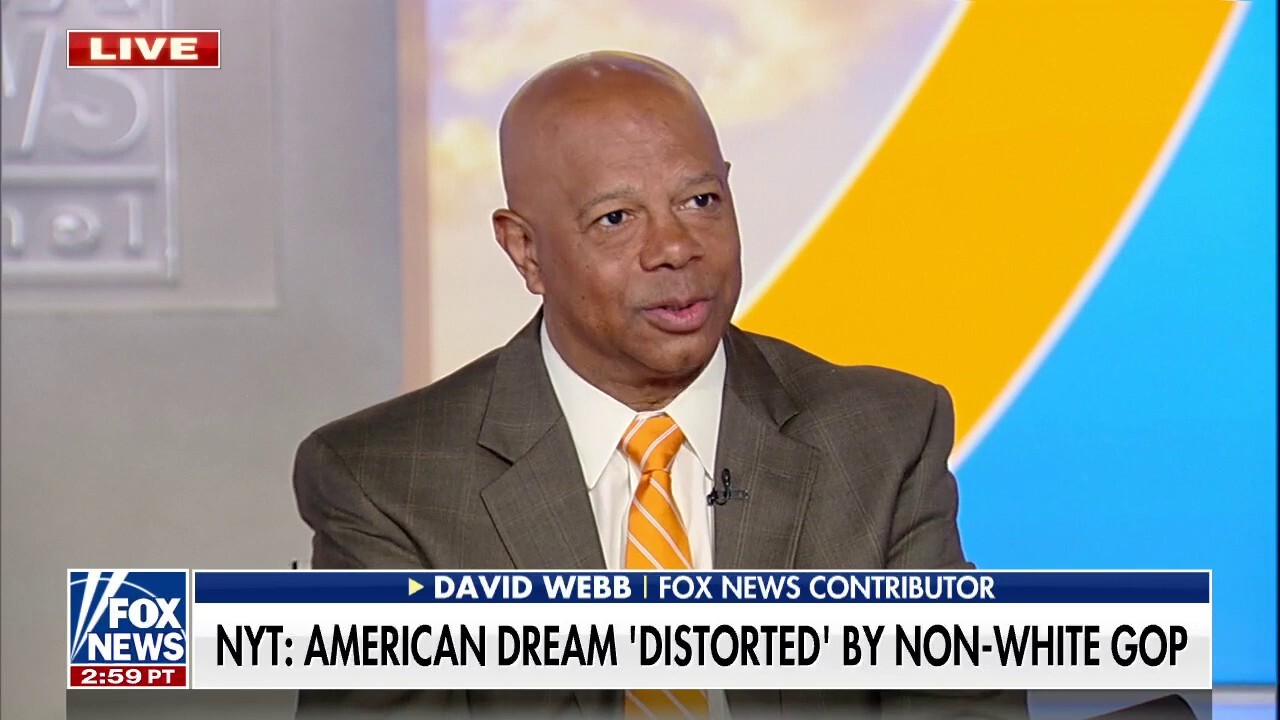 David Webb rips The New York Times for claiming non-White GOP distorts the American Dream