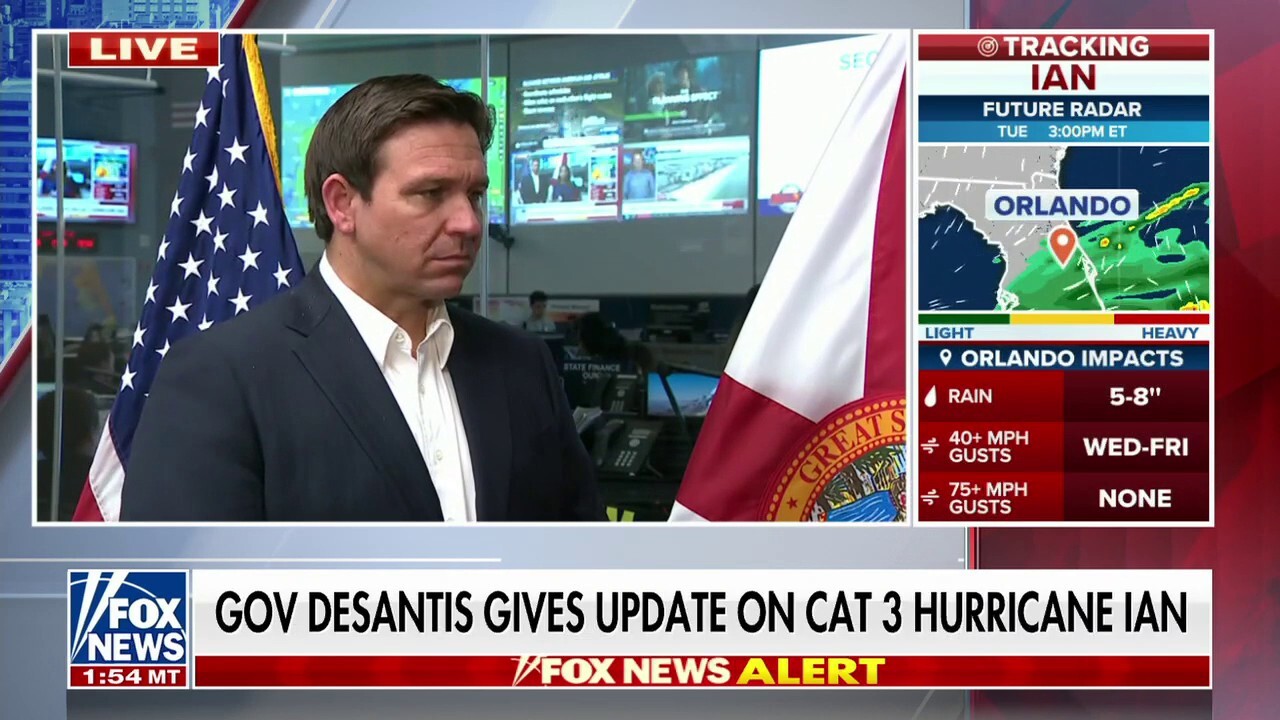  Gov. Ron DeSantis on Hurricane Ian: This is going to be a major event