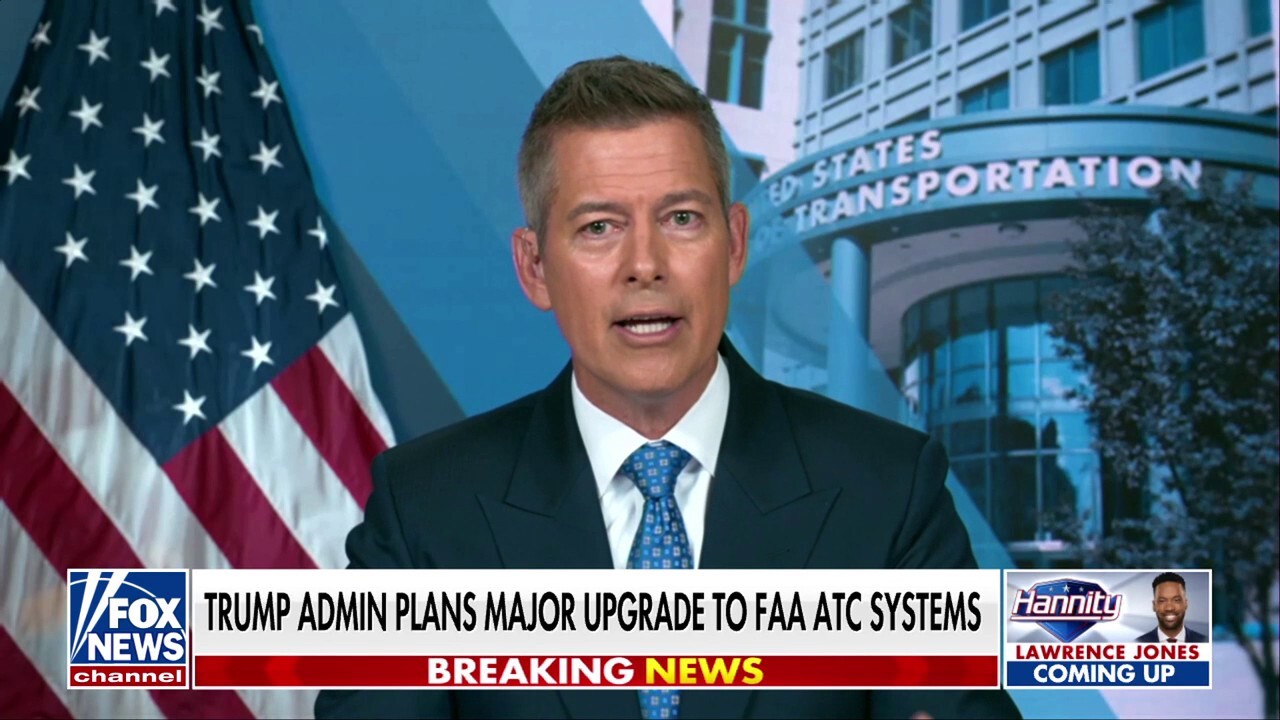 Transportation Secretary Sean Duffy details how the Trump administration plans to overhaul and upgrade air traffic control equipment and staff on 'Hannity.'