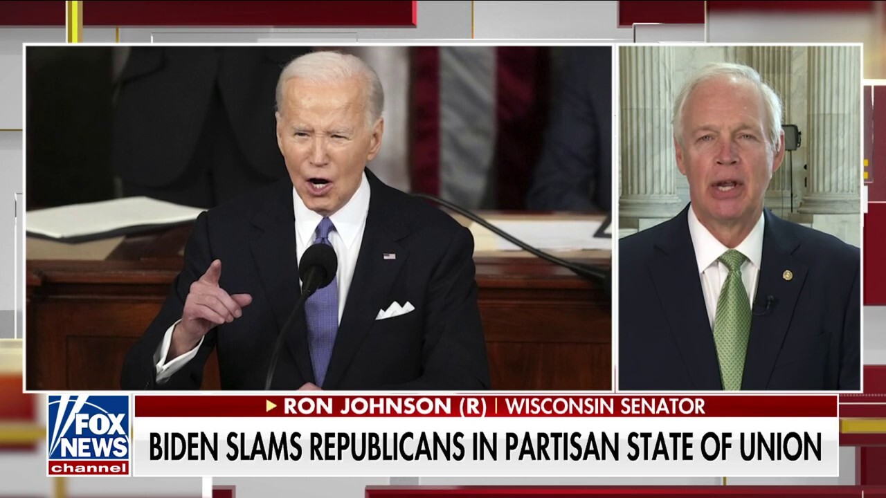 Sen. Ron Johnson slams Biden's 'angry' SOTU: We are in deep trouble
