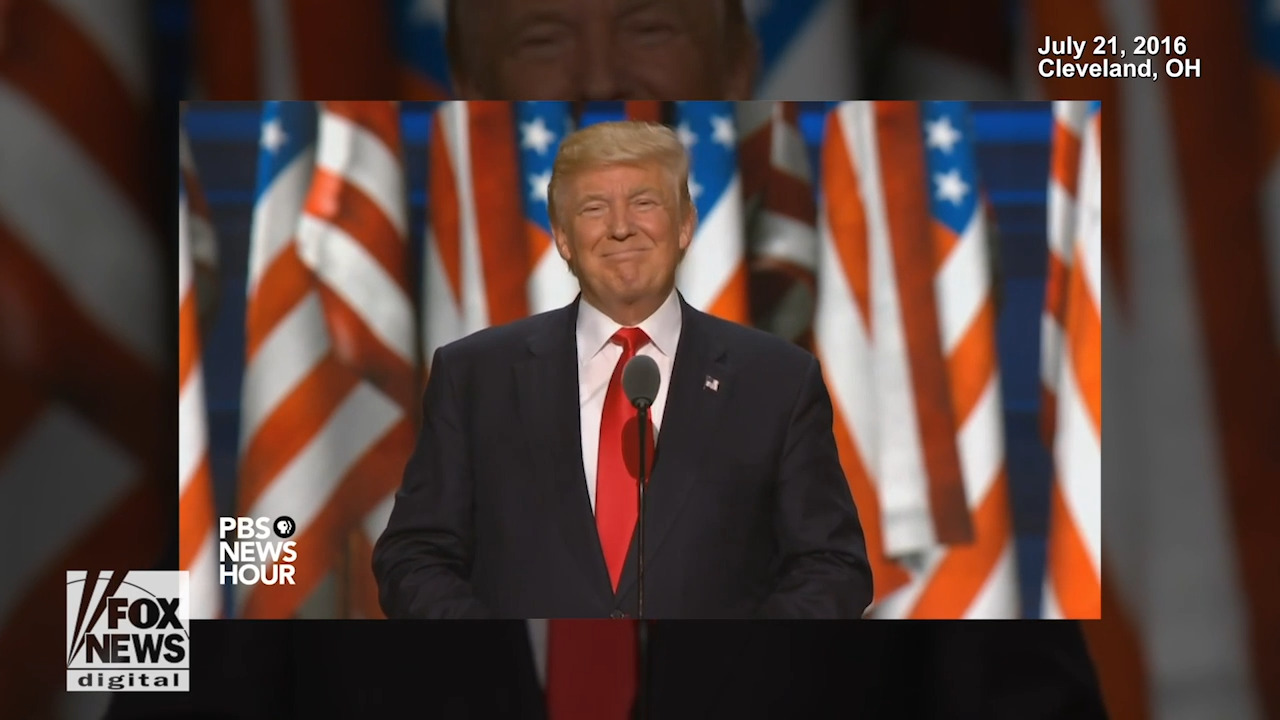 Donald Trump Republican National Convention acceptance speech 2016