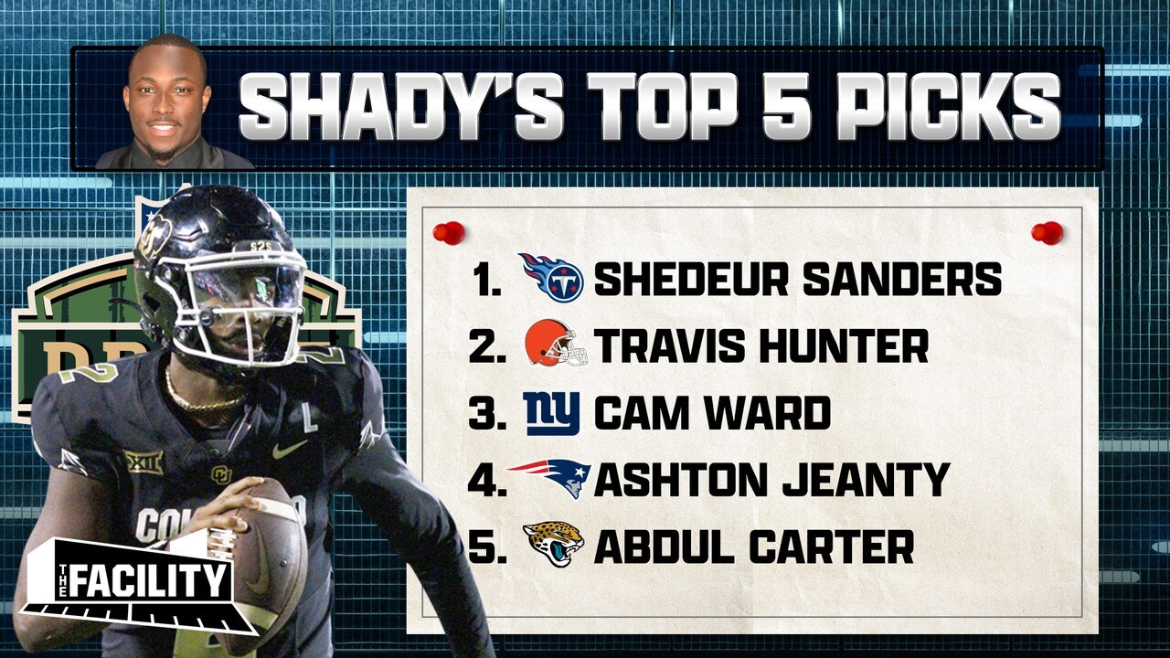 LeSean McCoy's Top 5 Draft picks: Titans select Shedeur Sanders, Cam Ward to Giants | The Facility