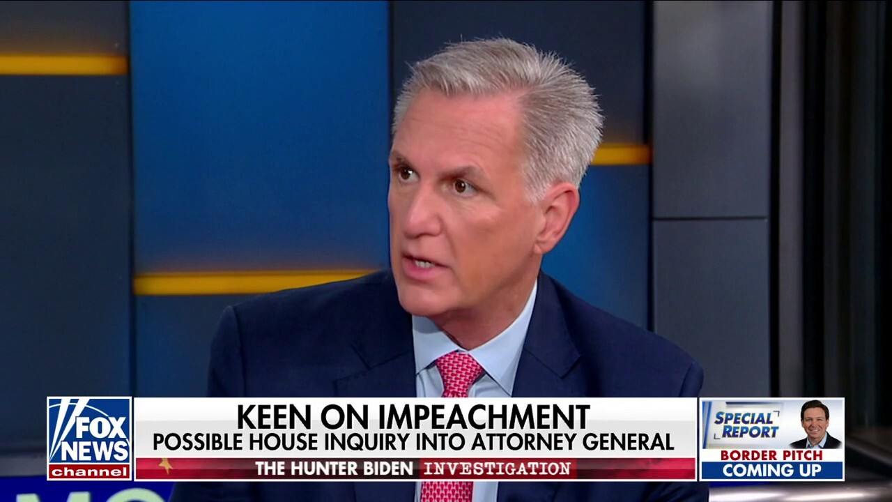 McCarthy threatens impeachment inquiry against attorney general