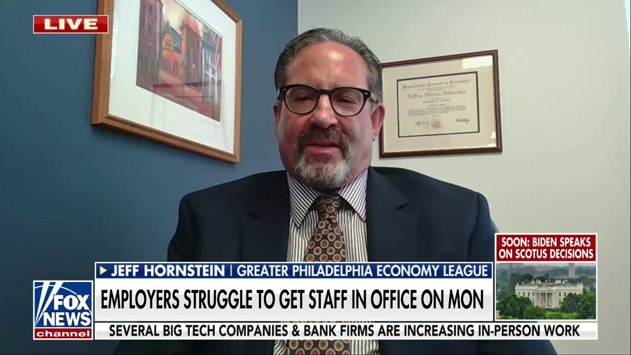 Greater Philadelphia Economy League's Jeff Hornstein weighs in on the consequences of remote work on 'America Reports.'
