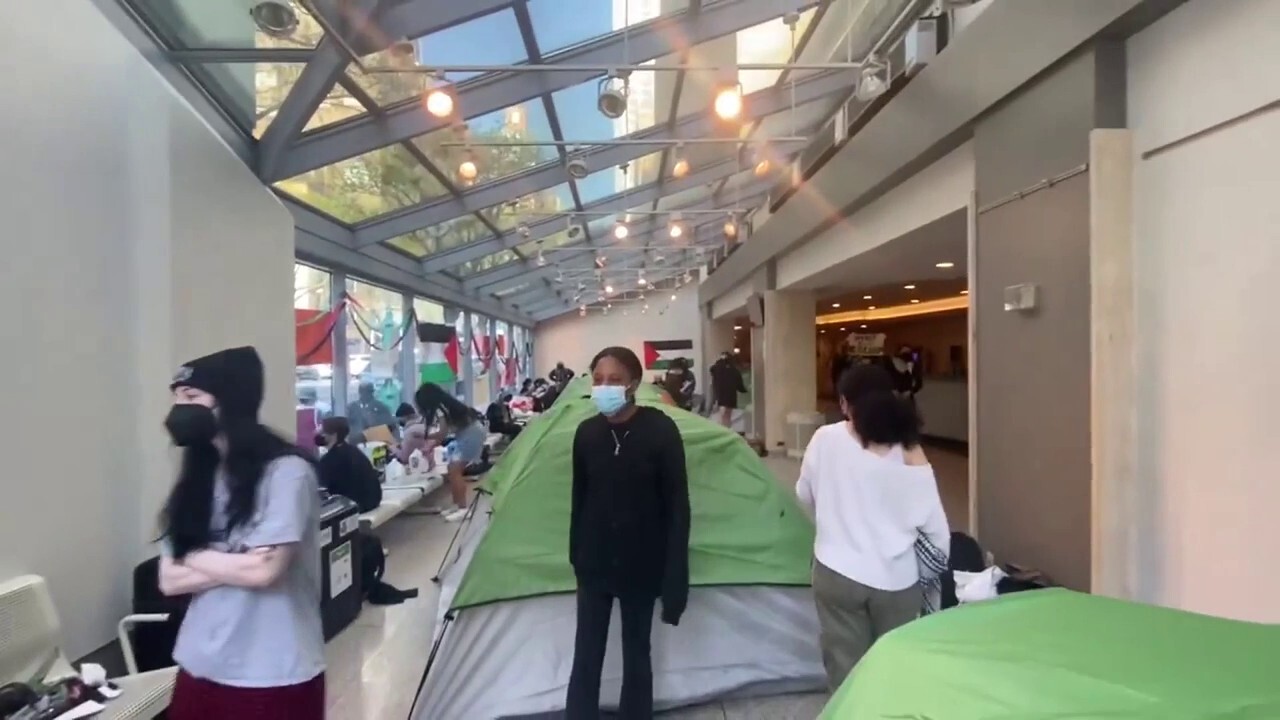 Student encampment forms at Fordham University 