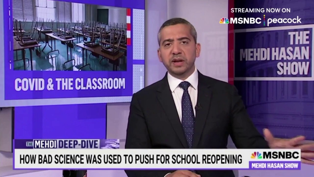 MSNBC host attacks 'dangerous myths' that school lockdowns were a 'mistake'