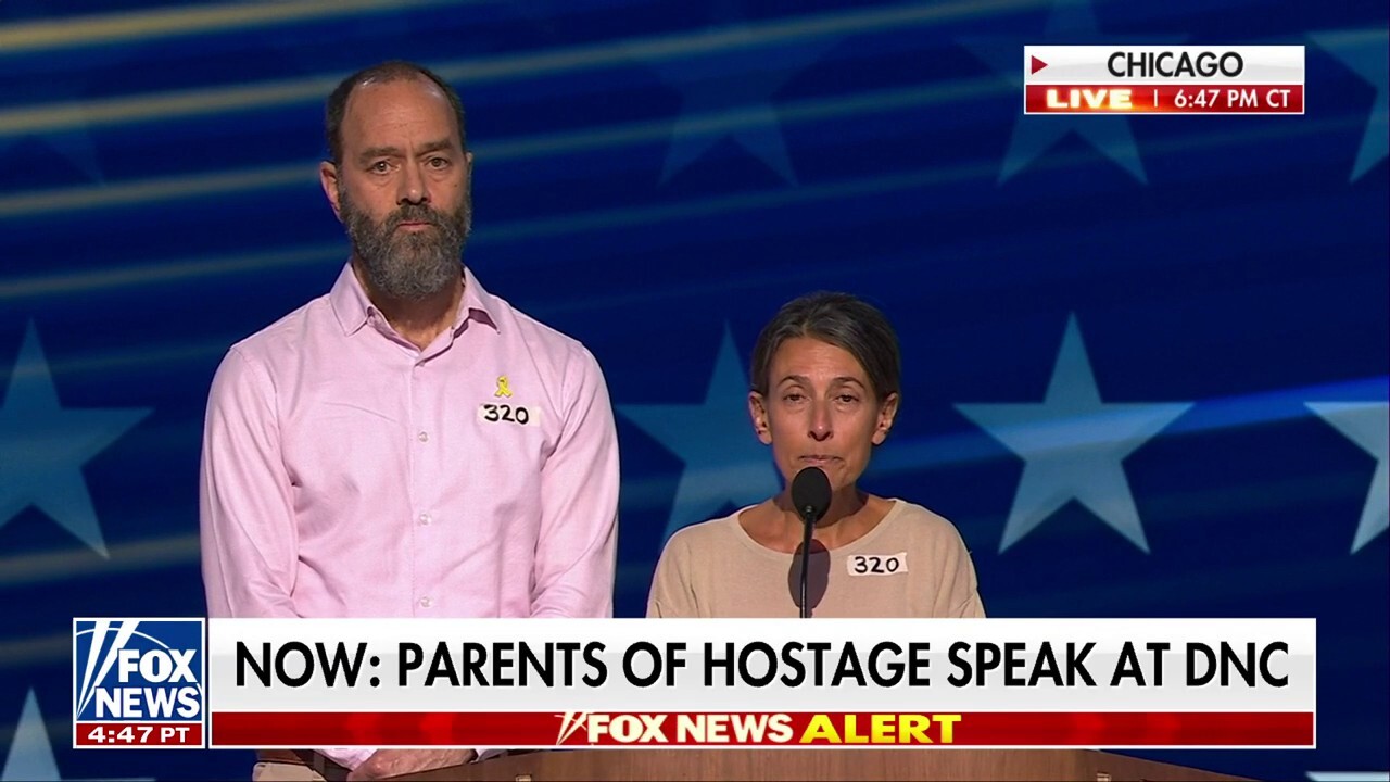 Family of Gaza hostage speaks at the DNC: 'We live on another planet'