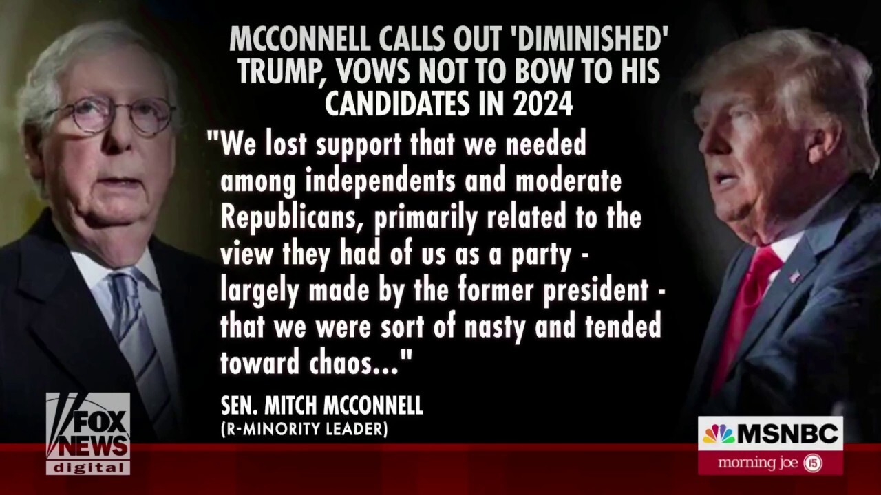 McConnell rips into 'diminished' Trump in NBC News interview