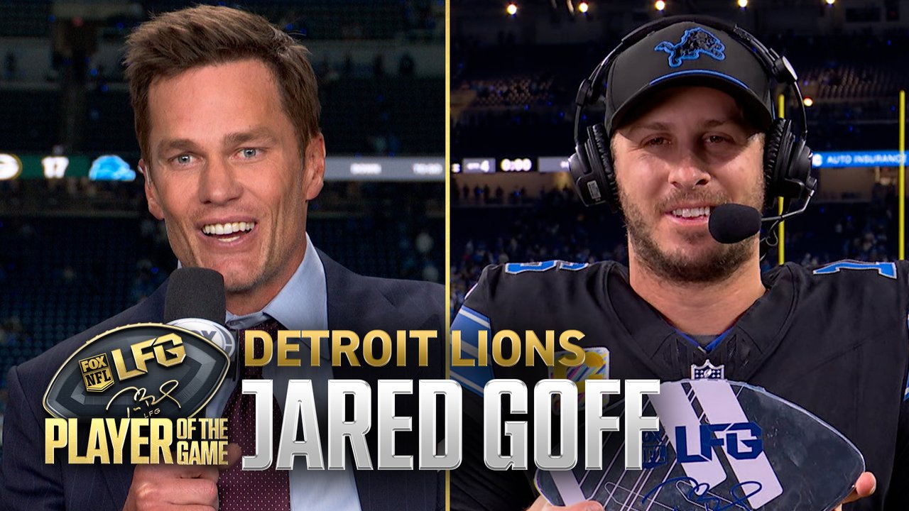 Tom Brady’s LFG Player of the Game: Lions’ Jared Goff 🏆 Week 7 DIGITAL EXCLUSIVE