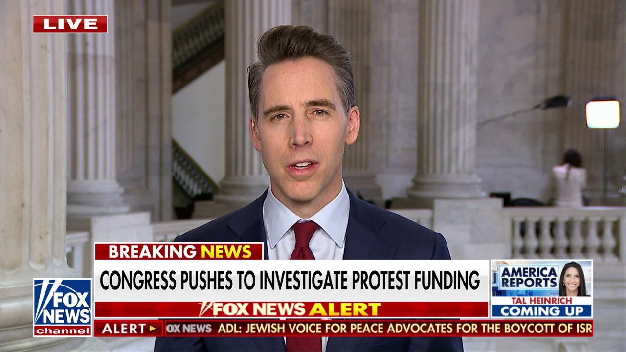 Josh Hawley on the need to crack down on funding of far-left protest groups