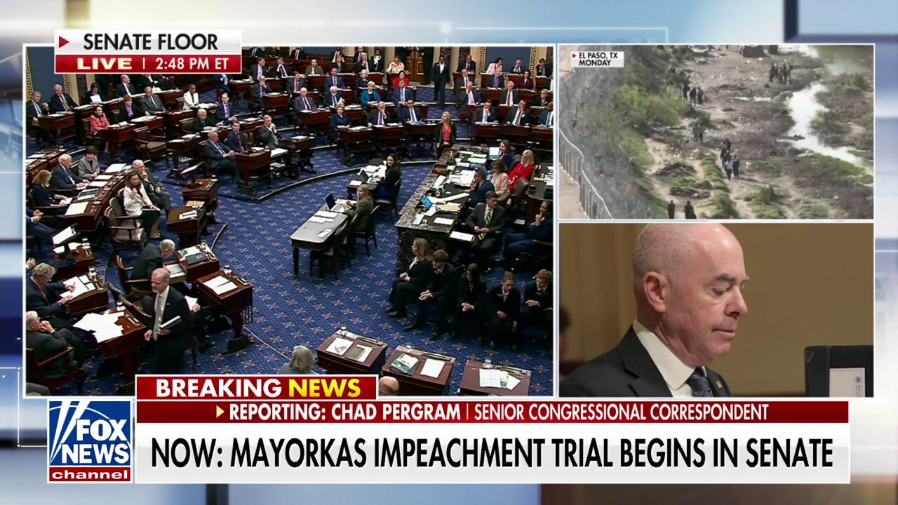 If Democrats stay together, they can finish Mayorkas impeachment trial: Chad Pergram