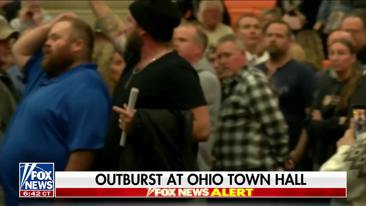 East Palestine, Ohio town hall erupts as citizens vent their anger