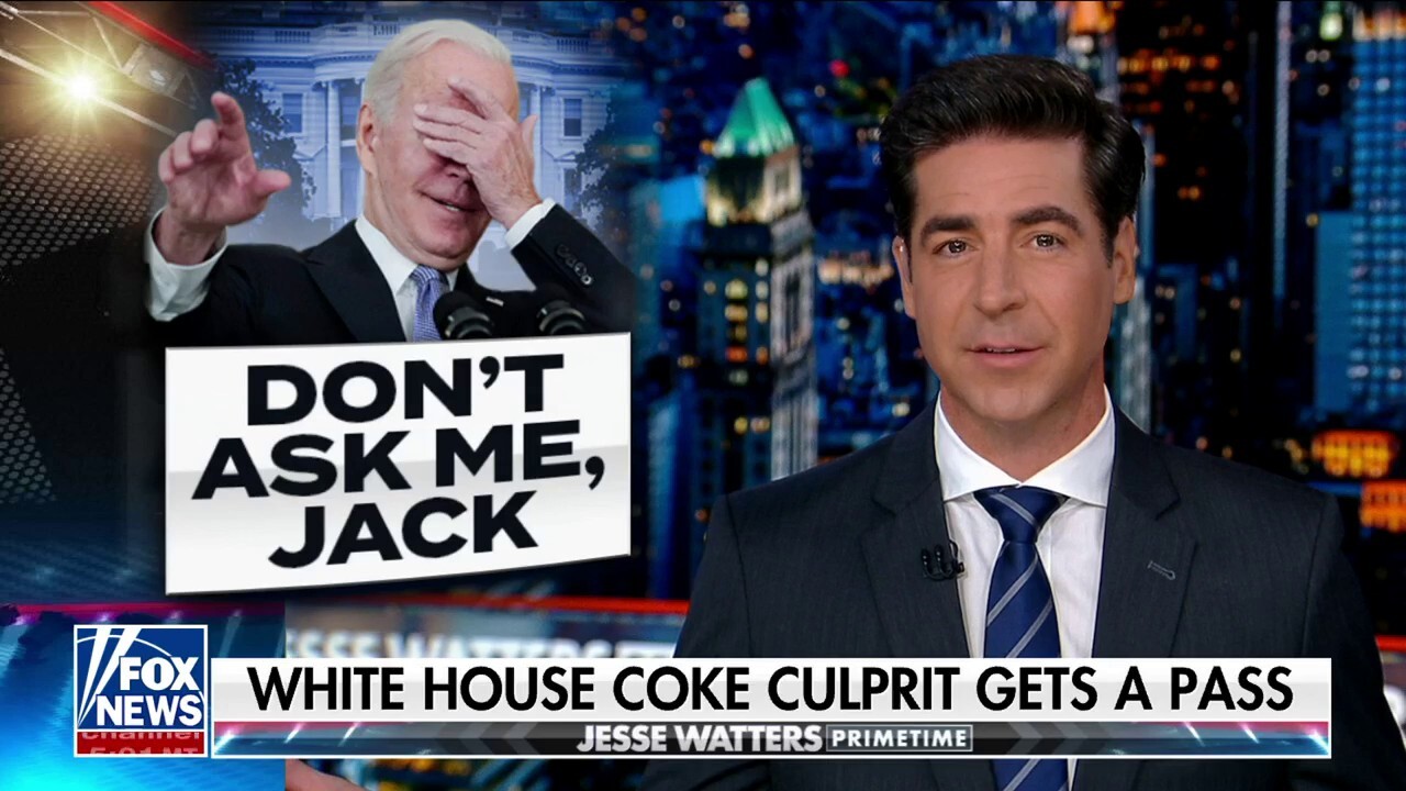  Jesse Watters: The media is covering for the White House in cocaine scandal