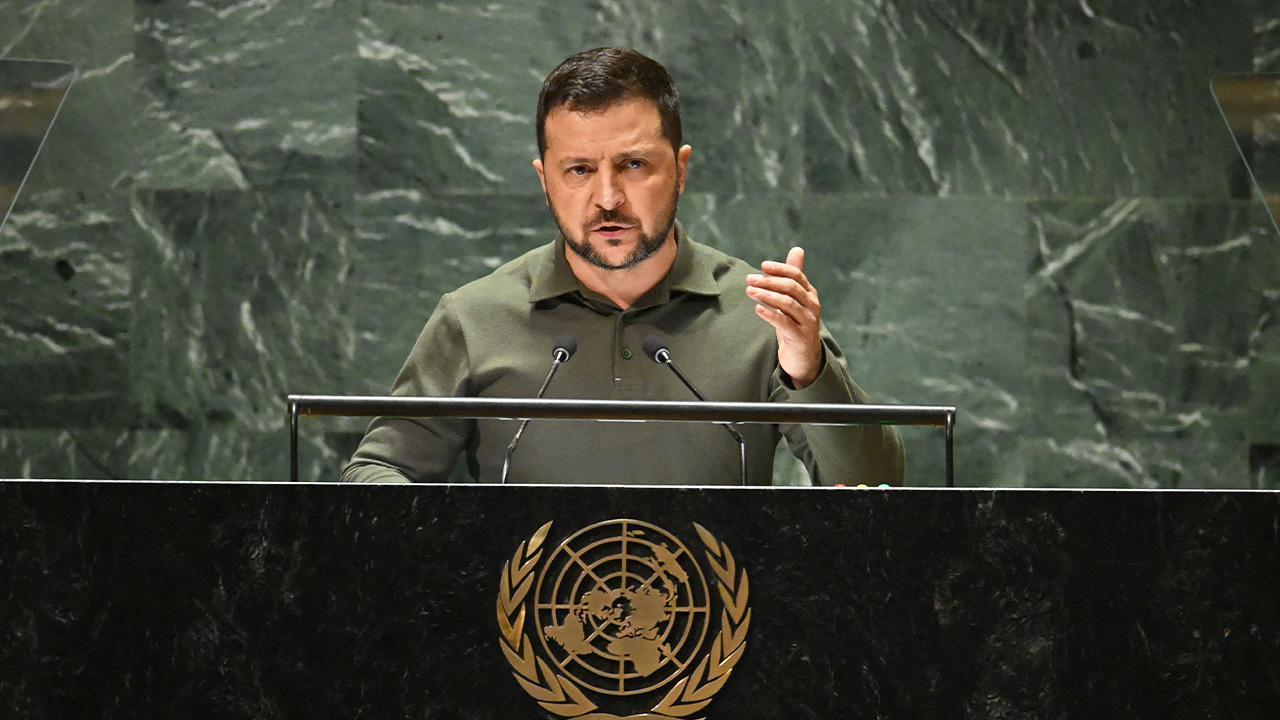 WATCH LIVE: Ukrainian President Zelenskyy addresses United Nations