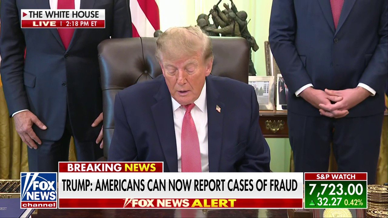 Trump announces new incentive program for fraud tipsters