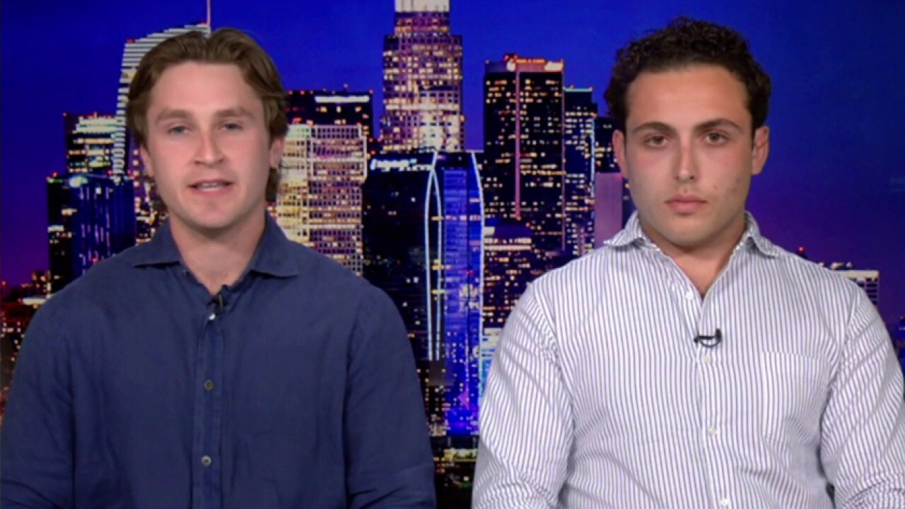 USC students Burke Bloom and Nick Khalili react to the clashes on college campuses across the country on 'Jesse Watters Primetime.'