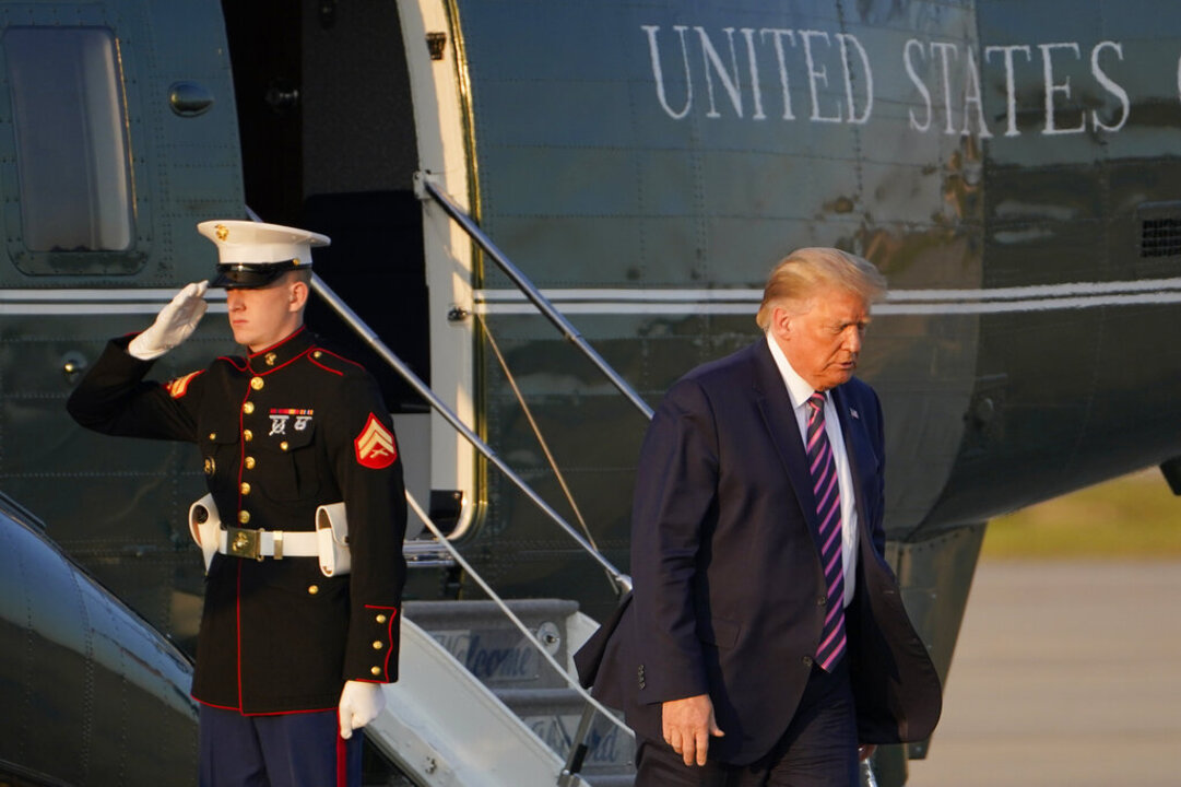 'A big moment': President Trump exits Walter Reed Medical Center