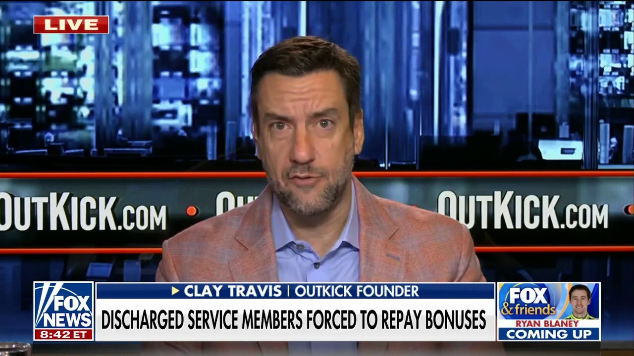 Military members fired over vaccine mandate being forced to repay bonuses is ‘indefensible’: Clay Travis
