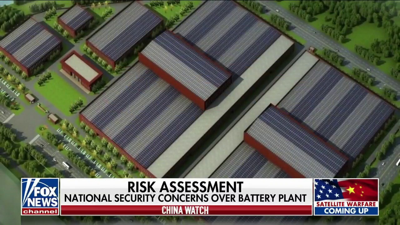 Chinese-backed battery plants spark concern over national security risks