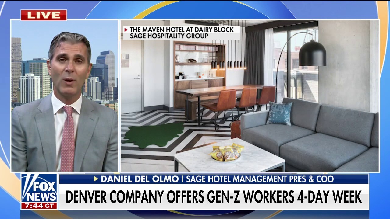 Sage Hotel Management President and COO Daniel del Olmo shares why his company is offering a four-day work week to associates and the importance of work-life balance