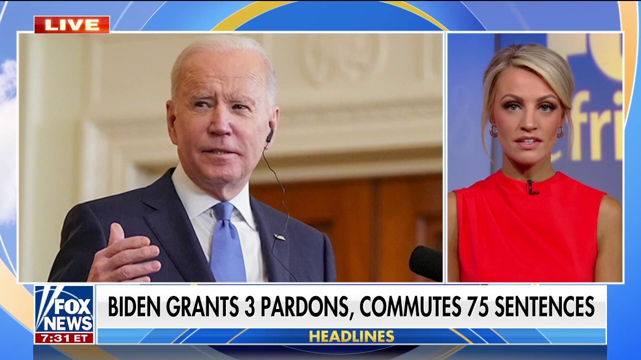 Biden grants first 3 pardons of his presidency
