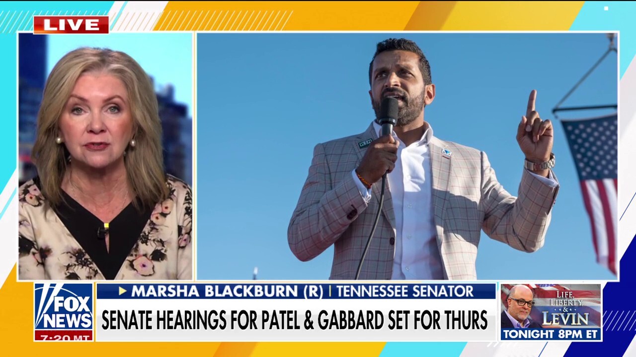 Democrats are 'fearful' over Kash Patel, Sen. Blackburn says