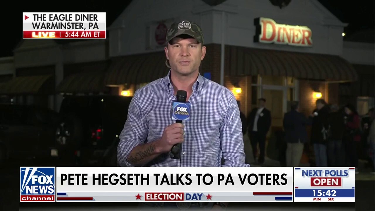 Pete Hegseth to talk with Pennsylvania voters on Election Day