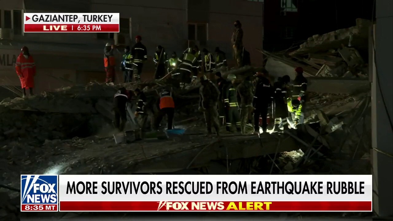 Survivors heard in Turkey earthquake rubble as rescue crews rush to free them