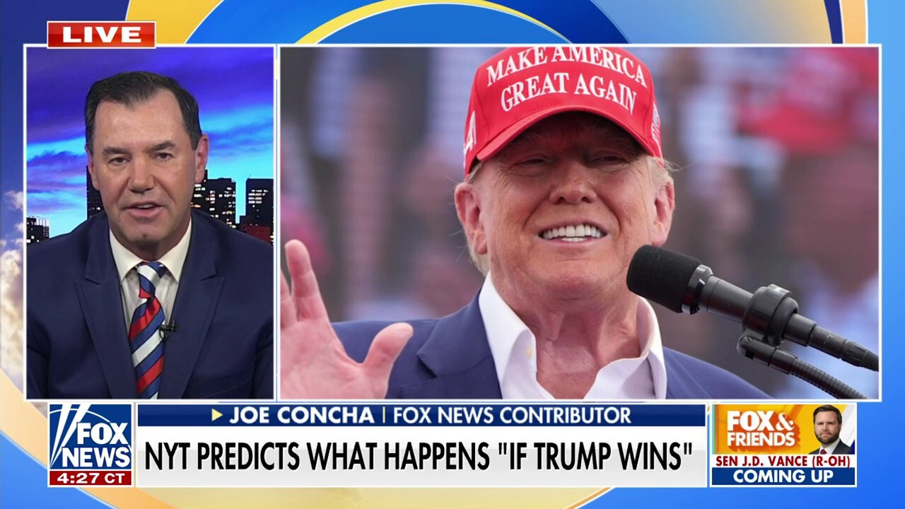 Joe Concha reacts to 'over-the-top' NYT article on Trump presidency: 'Exactly what you'd expect'