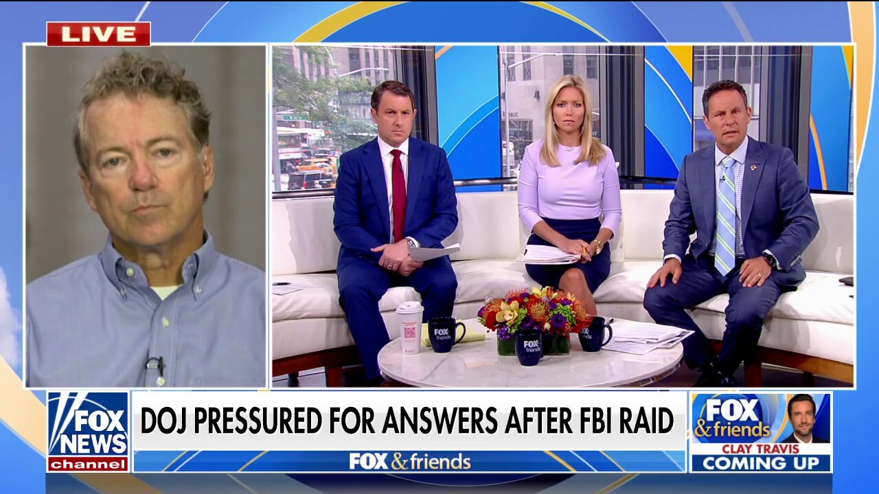 Rand Paul:  FBI raid on Mar-a-Lago is ‘attack on the rule of law'